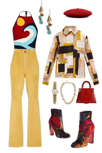 Tokyo Red-Yellow-Blue- Fashion set