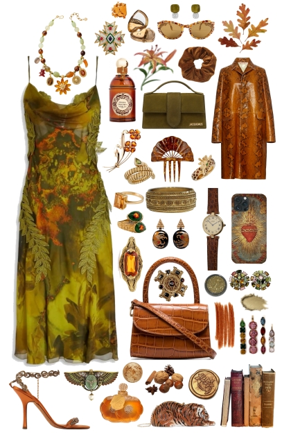 Burnt Orange Jungle Chic