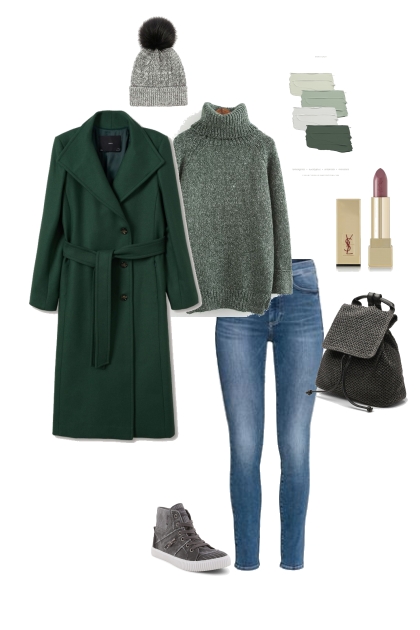 Зеленая волна- Combinaciónde moda