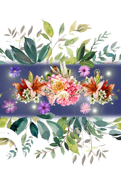 Flower Garland- Combinazione di moda