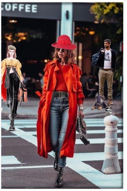Hilarious red- Combinazione di moda