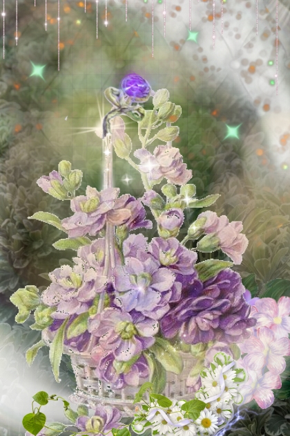A basket of flowers 2- Modna kombinacija