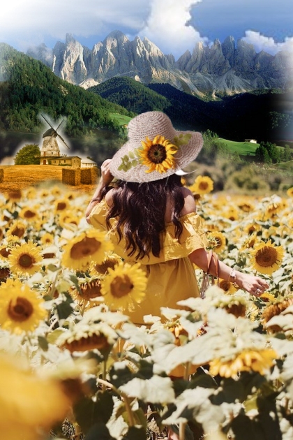 Sunflowers- Модное сочетание