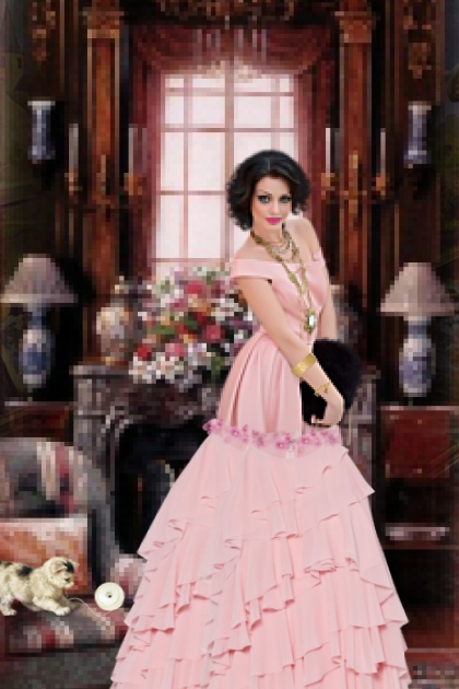 Lady in pink- Fashion set