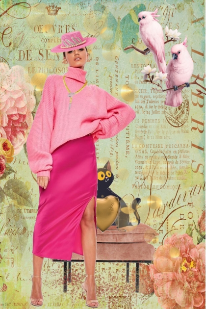 Glorious pink- Combinazione di moda