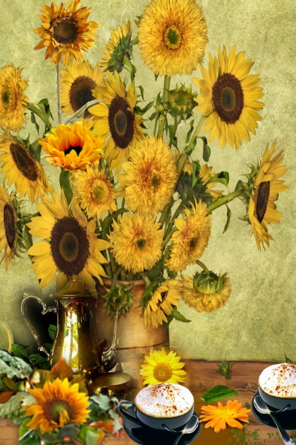 Sunflowers 3- Combinazione di moda