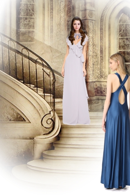 On the stairs- Combinazione di moda