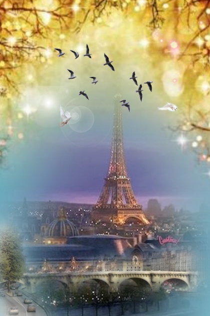 Lights of Paris- Combinazione di moda