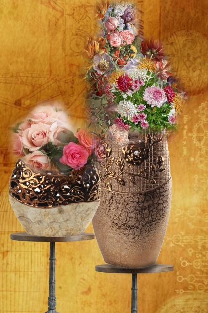 Two vases- Модное сочетание