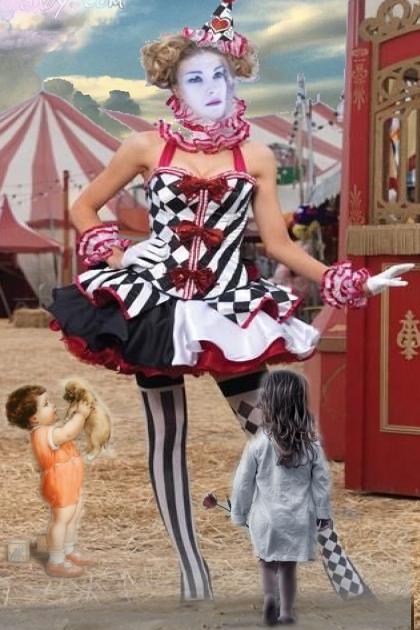 A circus performer- Fashion set