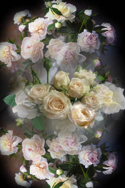 White roses 3- Модное сочетание