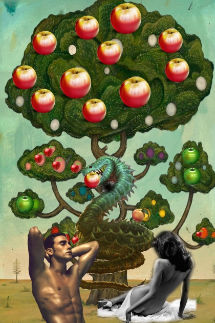 The story of a serpent and an apple- Fashion set