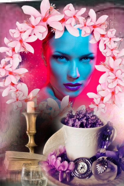 A cup of flowers- Kreacja