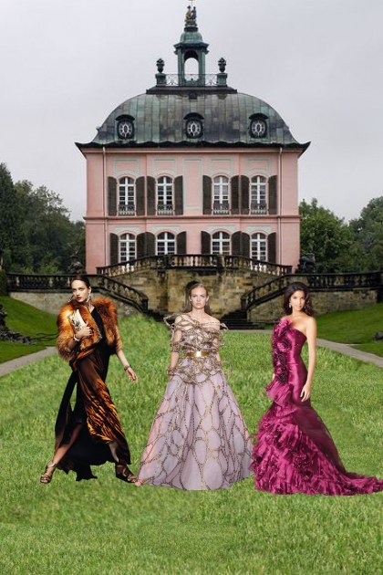 In front of the pheasant castle- Fashion set