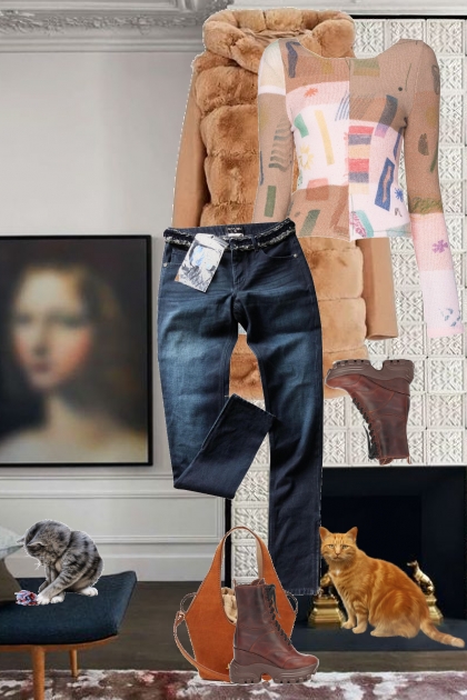 Jeans style- Modna kombinacija