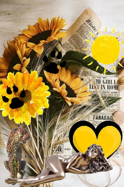 The golden yellow- Combinazione di moda