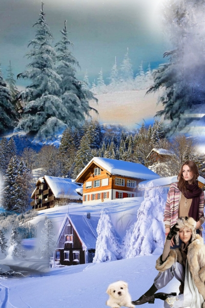 Snow village- Combinazione di moda