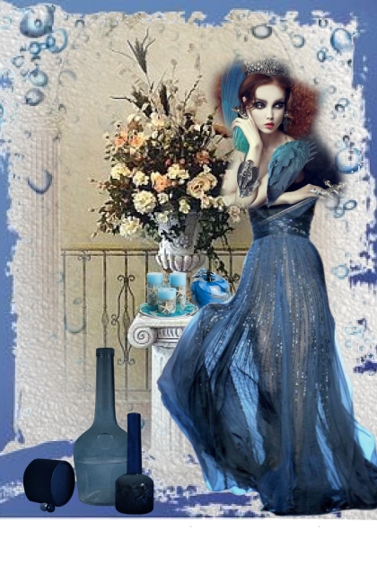In royal blue- Combinaciónde moda