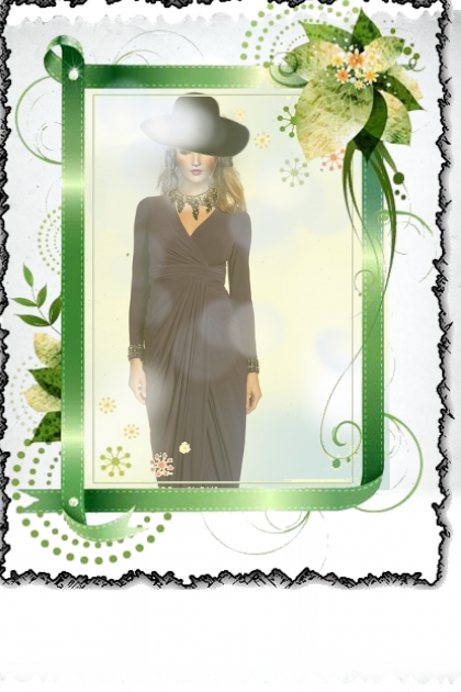 Lady in black - Fashion set