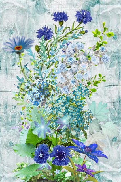 Blue flowers 2