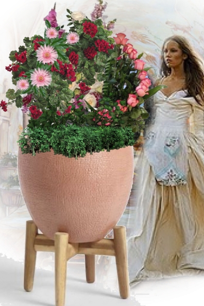Flower pot- Fashion set