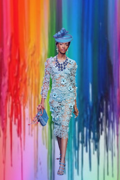 Blue lace- Модное сочетание