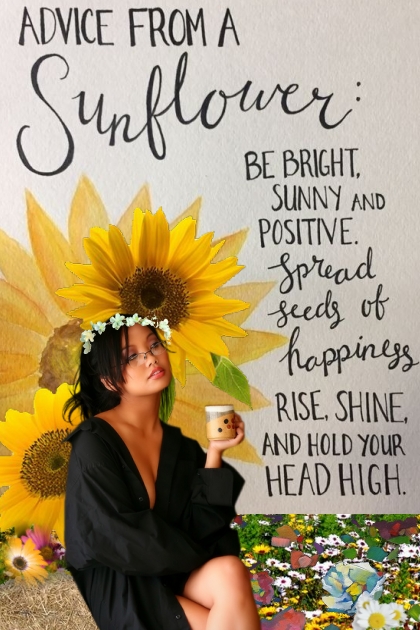 Advice from a sunflower