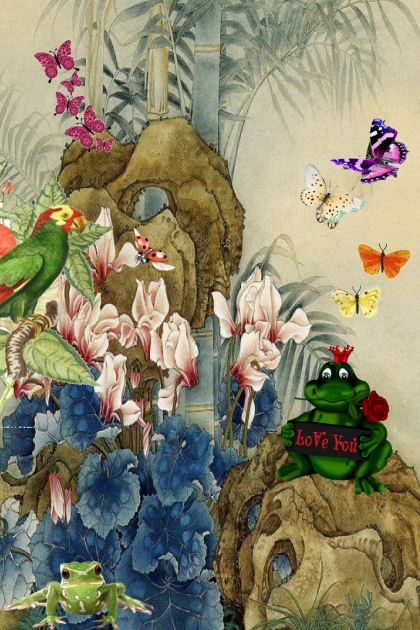 Froggy in love- Combinazione di moda