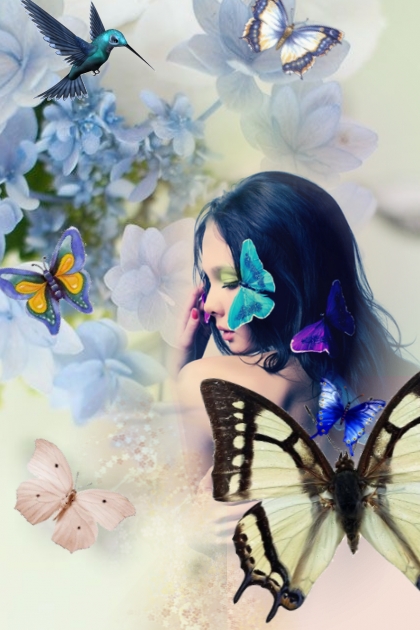 Lady butterfly- Combinazione di moda