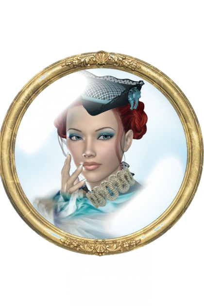 Lady in turquoise- Combinaciónde moda