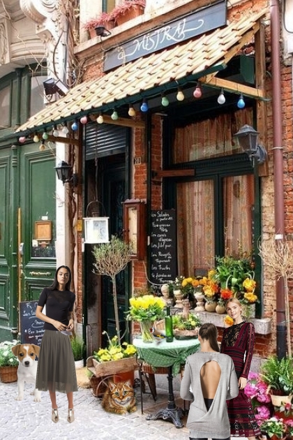 Flower shop- Modna kombinacija