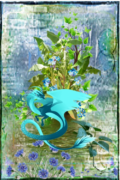 Blue dragon- Модное сочетание