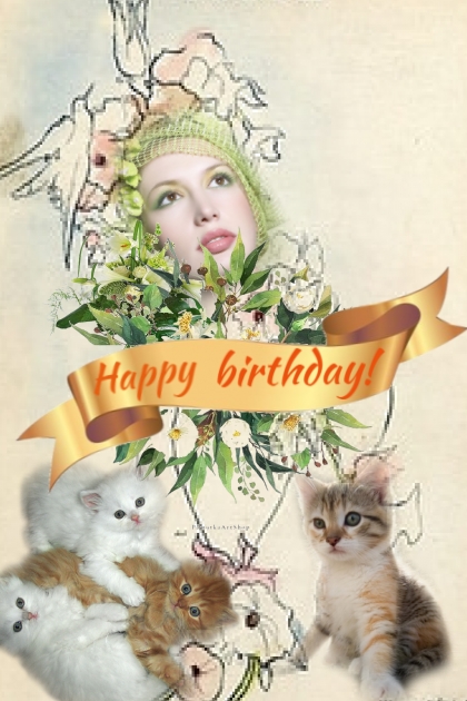 Birthday party with kitties- Kreacja