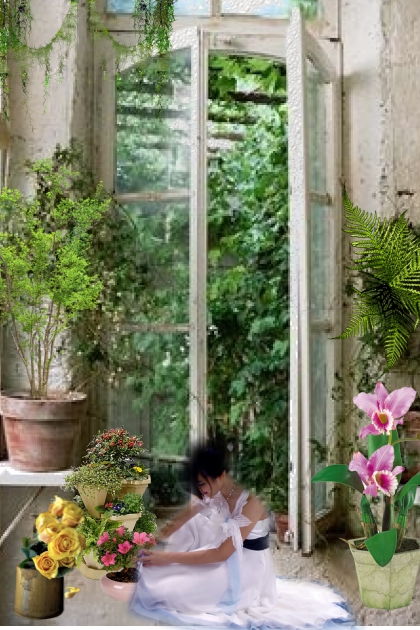 In the greenhouse- Fashion set