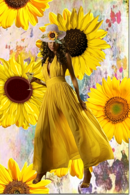Sunflower girl- Модное сочетание