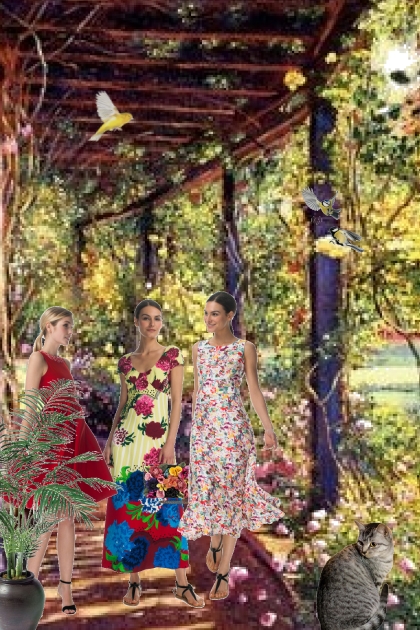 A garden path- Combinaciónde moda