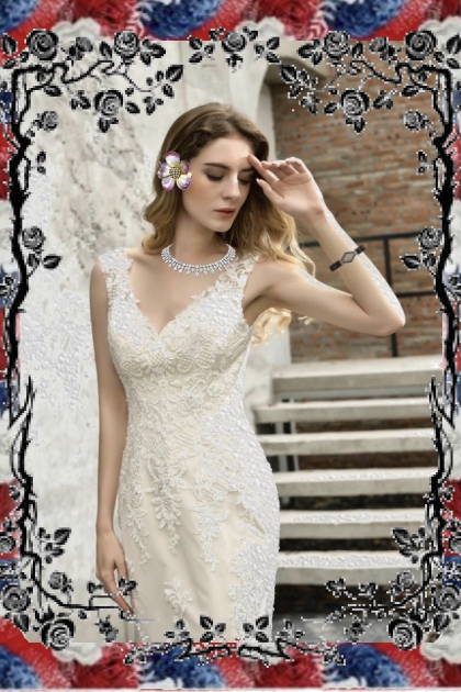 Wedding dress- Modna kombinacija