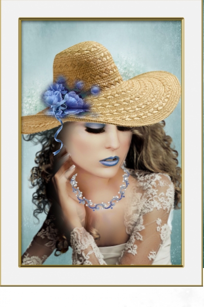 Sapphire necklace 2- Fashion set