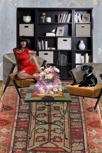 A sitting room 3- combinação de moda