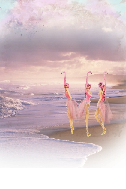 Flamingo dance- Kreacja