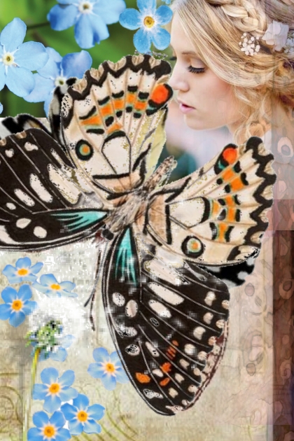 On the wings of a butterfly- Fashion set