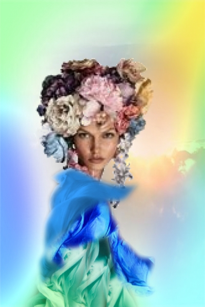Flower hair- Combinazione di moda