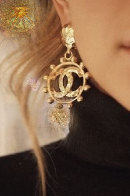 Chanel earrings- Modekombination