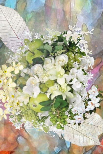 White flowers 3- コーディネート