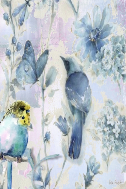 Blue birds 2- Modna kombinacija