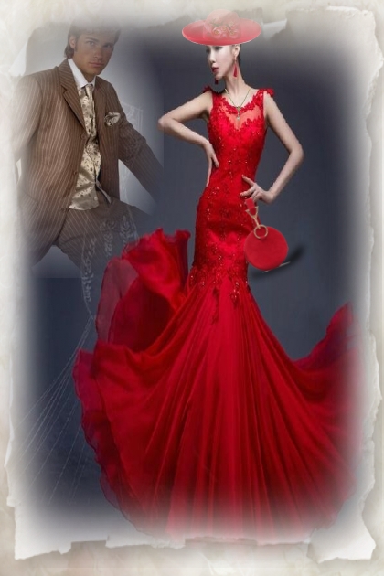 Chic red- Fashion set
