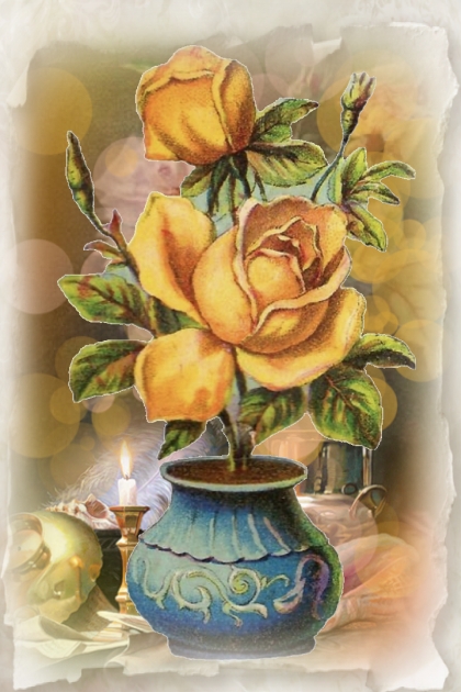 Yellow roses- Combinaciónde moda