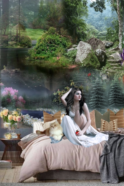 A bedroom in the wood- Fashion set