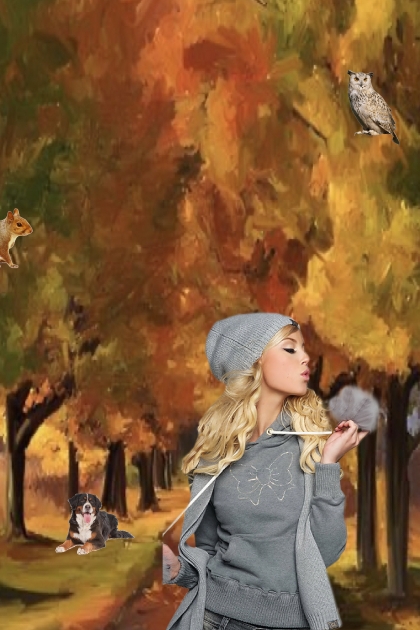 Autumn in the forest- combinação de moda