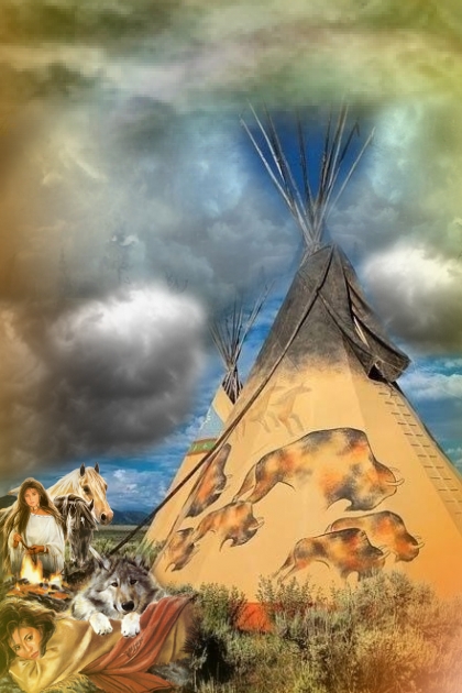 Native people- Modna kombinacija